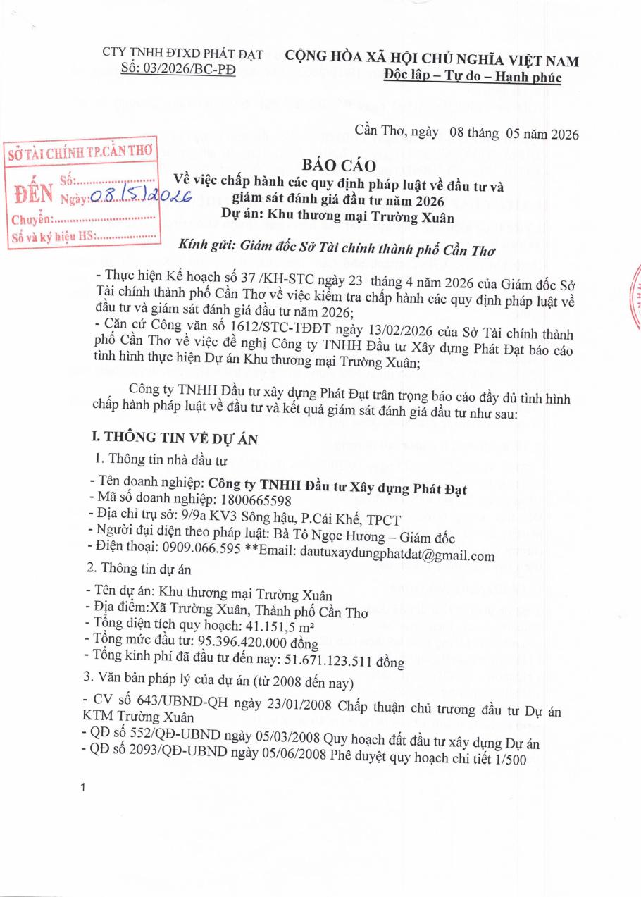 Bản scan: Chấp thuận chủ trương